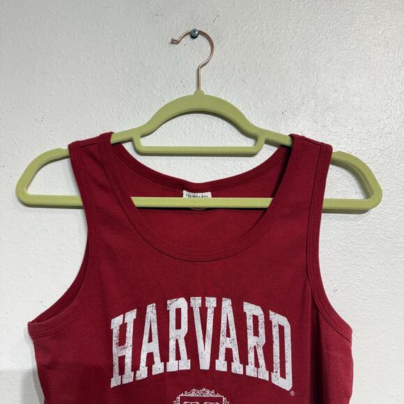 Grayson Threads Red Harvard University Cropped Tank Top Sz M - Picture 3 of 12